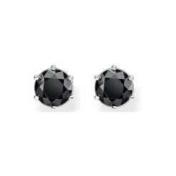 Outlet Black Stone Ear Studs Women Earrings
