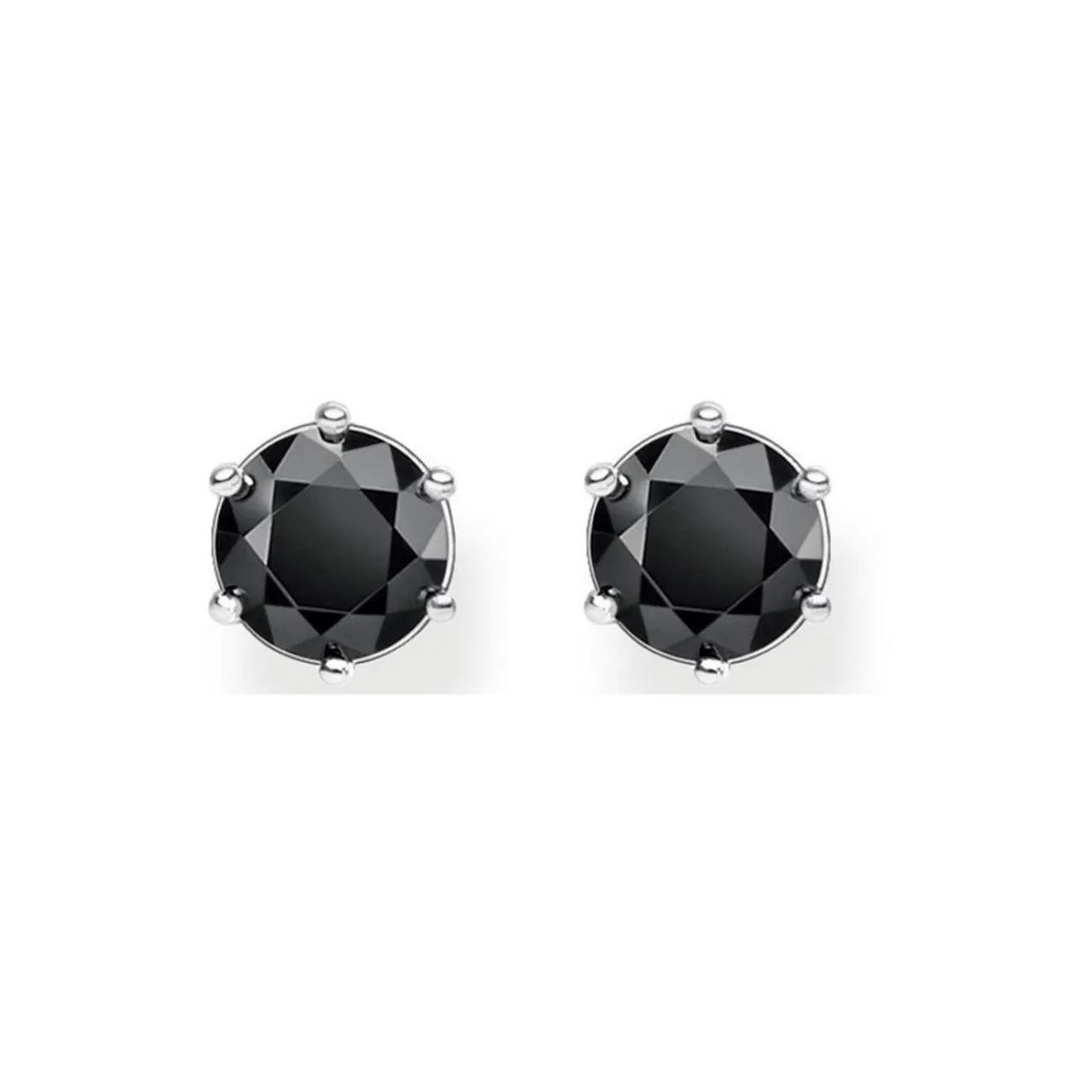 Outlet Black Stone Ear Studs Women Earrings