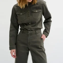 Clearance Blake Denim Shirt Women Tops
