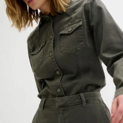 Clearance Blake Denim Shirt Women Tops