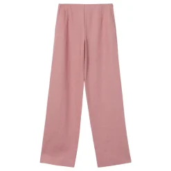 Hot Blake High-Rise Linen Straight Leg Trousers Women Trousers & Shorts