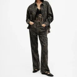 Online Blake Leopard Mid-Rise Jeans Women Denim