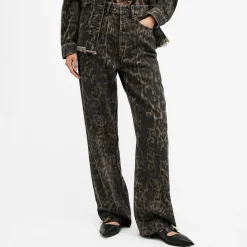 Online Blake Leopard Mid-Rise Jeans Women Denim