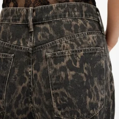 Online Blake Leopard Mid-Rise Jeans Women Denim