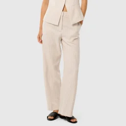 Outlet Blake Pinstripe Wide Leg Trousers Women Trousers & Shorts