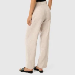 Outlet Blake Pinstripe Wide Leg Trousers Women Trousers & Shorts