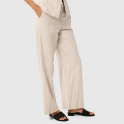 Outlet Blake Pinstripe Wide Leg Trousers Women Trousers & Shorts