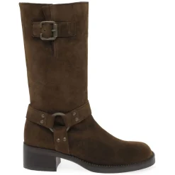 Discount Blake Suede Biker Boots Women Boots