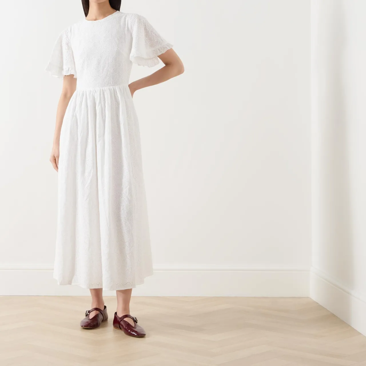 Outlet Blanca Broderie Anglaise Dress Women Dresses