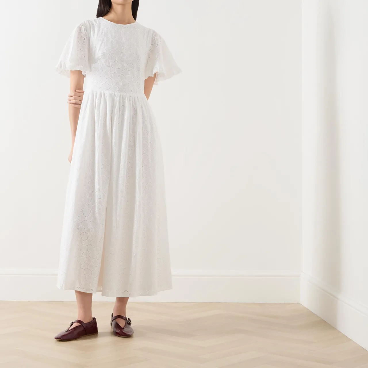 Outlet Blanca Broderie Anglaise Dress Women Dresses