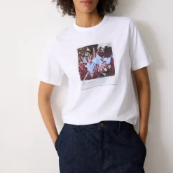 Hot Blue Daffodils T-Shirt Women Tops