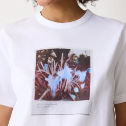 Hot Blue Daffodils T-Shirt Women Tops