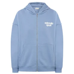 Bold Logo Oversized Zip Hoodie Women Sweatshirts & Hoodies