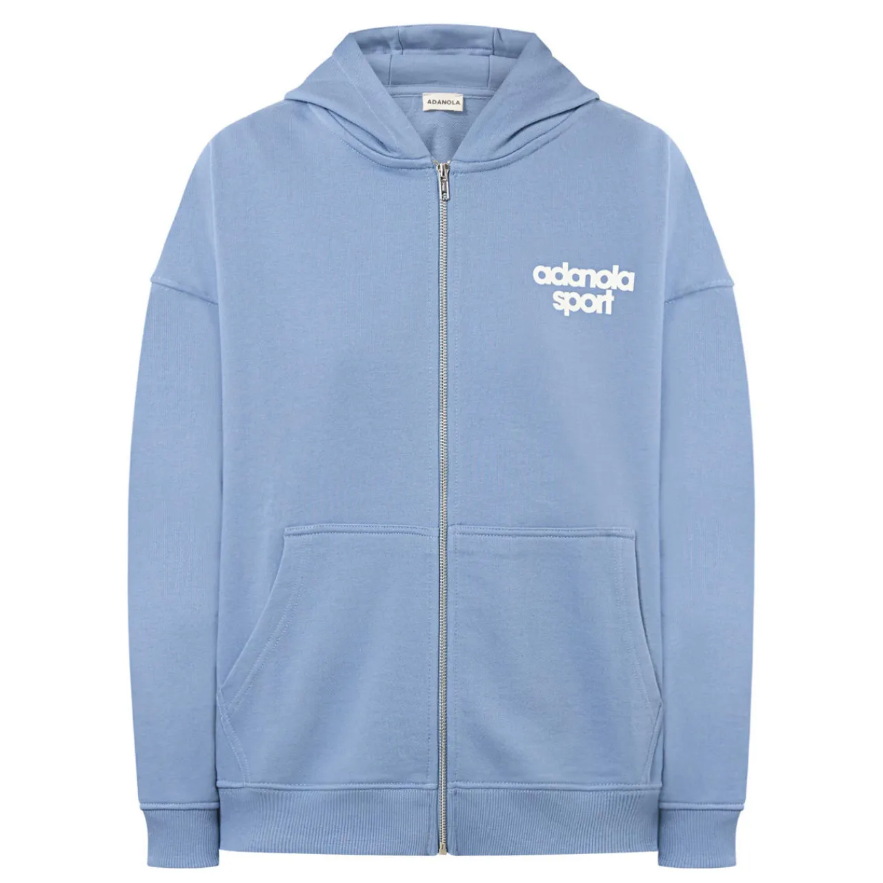Bold Logo Oversized Zip Hoodie Women Sweatshirts & Hoodies