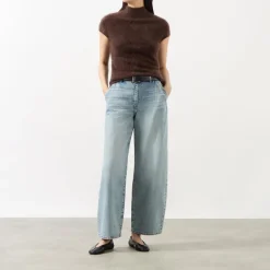 Online Bonnie High-Rise Wide Leg Jeans Women Denim