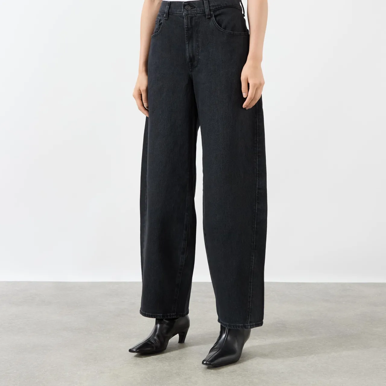 Sale Bonnie Tapered Wide Leg Jeans Women Denim