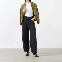 Sale Bonnie Tapered Wide Leg Jeans Women Denim