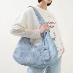 Outlet Bou Hobo Denim Shoulder Bag Women Shoulder Bags
