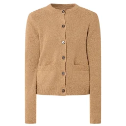 Bouclé Knitted Cardigan Women Sweaters & Cardigans