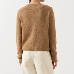 Bouclé Knitted Cardigan Women Sweaters & Cardigans