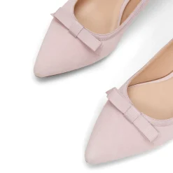 Clearance Bow Kitten Heel Courts Women Heels