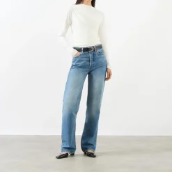 Outlet Bray Ruched Long-Sleeved Top Women Tops