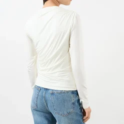 Outlet Bray Ruched Long-Sleeved Top Women Tops