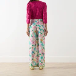 Hot Brent Floral Wide Leg Trousers Women Trousers & Shorts