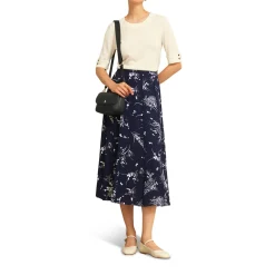 Outlet Brielle Floral Flared Skirt Women Skirts