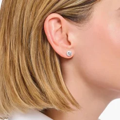Sale Brilliant Cut Zirconia Stud Earrings Women Earrings