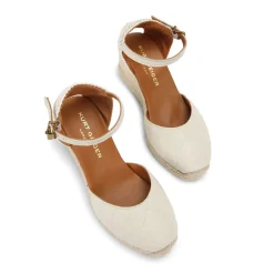 Sale Brixton Quilted Espadrille Wedges Women Heels