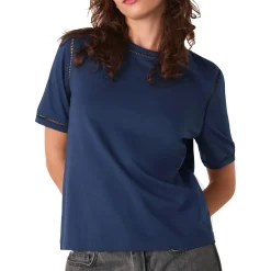 Discount Broderie Ladder T-Shirt Women Tops