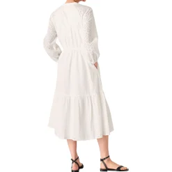 Online Broderie Shirt Dress Women Dresses