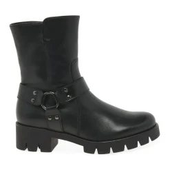 New Buford Leather Biker Boots Women Boots