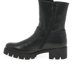 New Buford Leather Biker Boots Women Boots