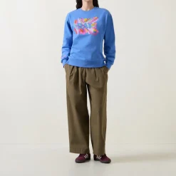 Burst Logo Sweatshirt Women Sweatshirts & Hoodies