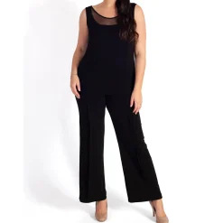 New Button Detail Jersey Trouser Women Trousers & Shorts