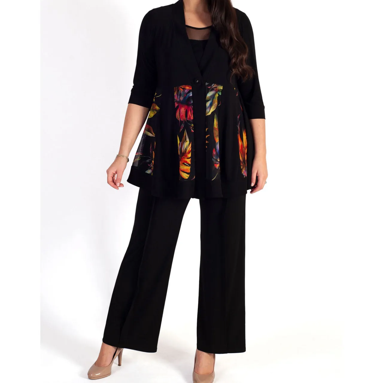 New Button Detail Jersey Trouser Women Trousers & Shorts
