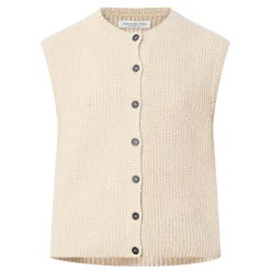 Online Button-Down Knitted Vest Women Sweaters & Cardigans