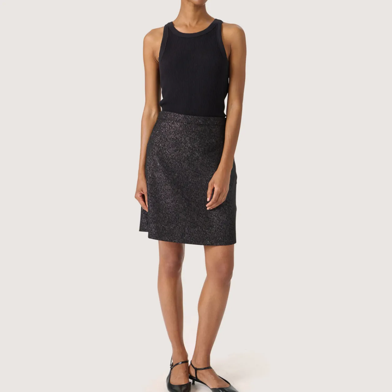 Hot Cahlina Shimmer Mini Skirt Women Skirts