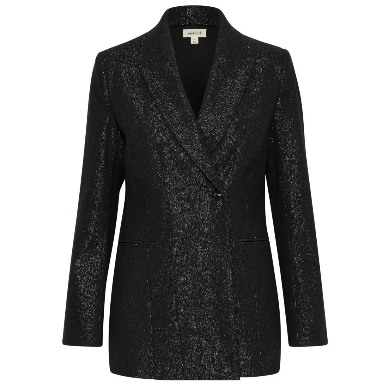 Cahlina Single-Breasted Glitter Blazer Women Coats & Jackets