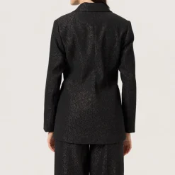 Cahlina Single-Breasted Glitter Blazer Women Coats & Jackets