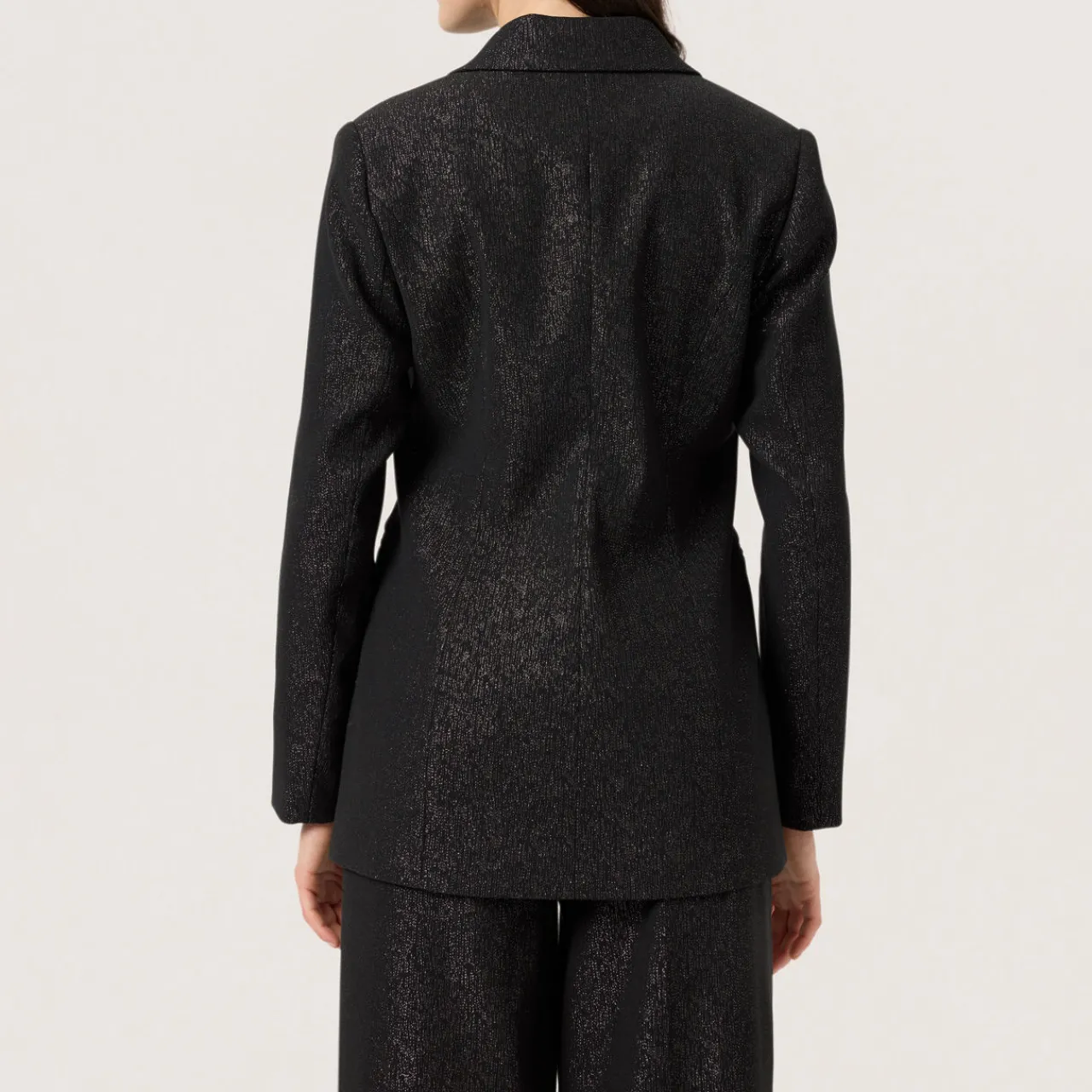 Cahlina Single-Breasted Glitter Blazer Women Coats & Jackets