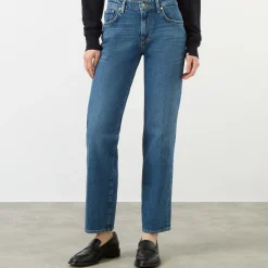 Outlet Calie Straight-Leg Jeans Women Denim