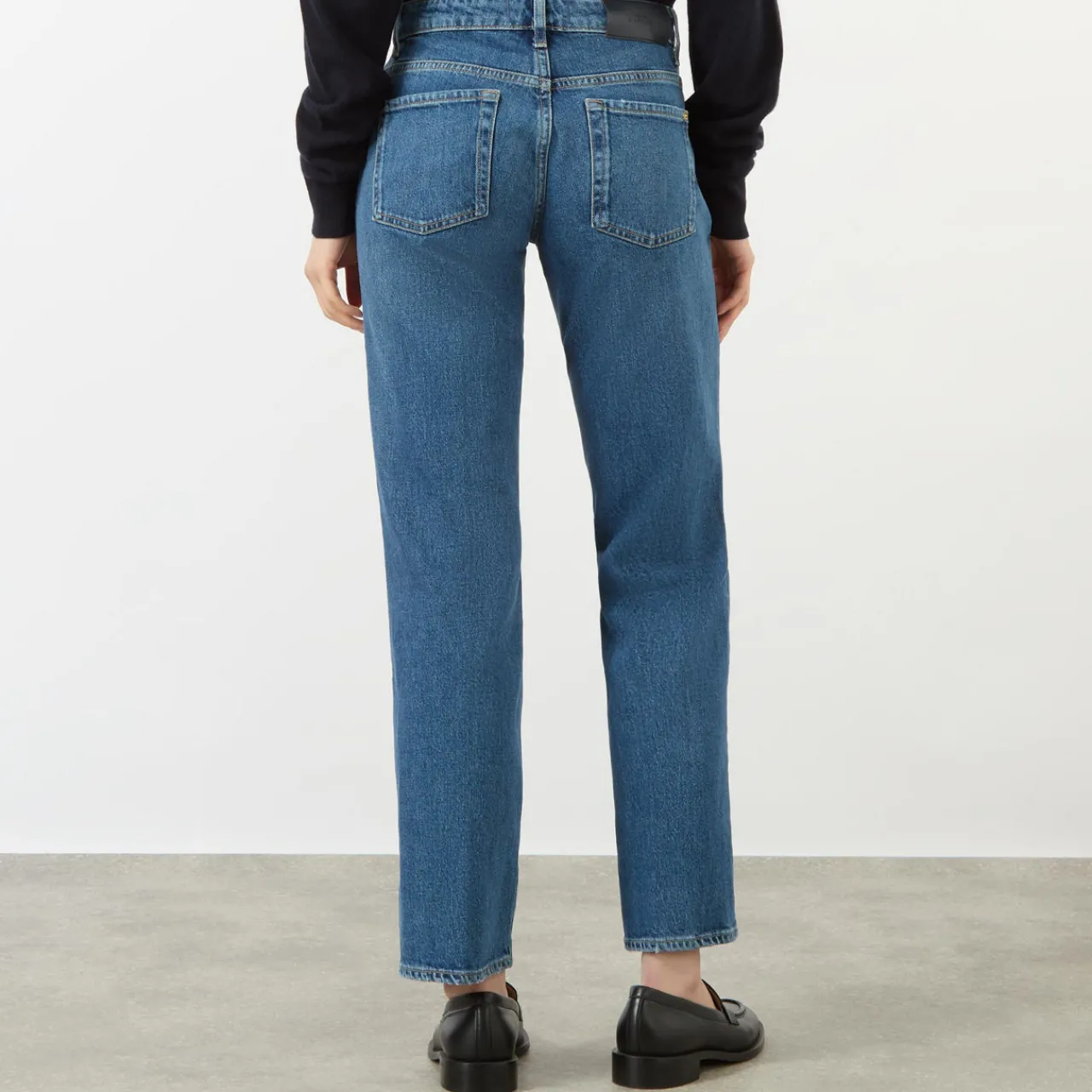 Outlet Calie Straight-Leg Jeans Women Denim