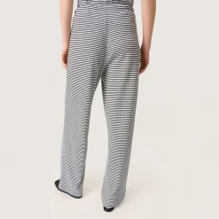 Online Calva High-Rise Striped Trousers Women Trousers & Shorts