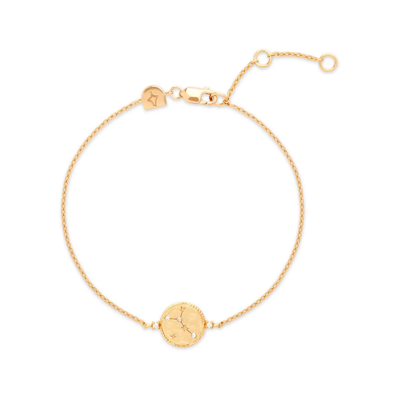 Online Cancer Zodiac Pendant 18k Gold-Plated Bracelet Women Bracelets