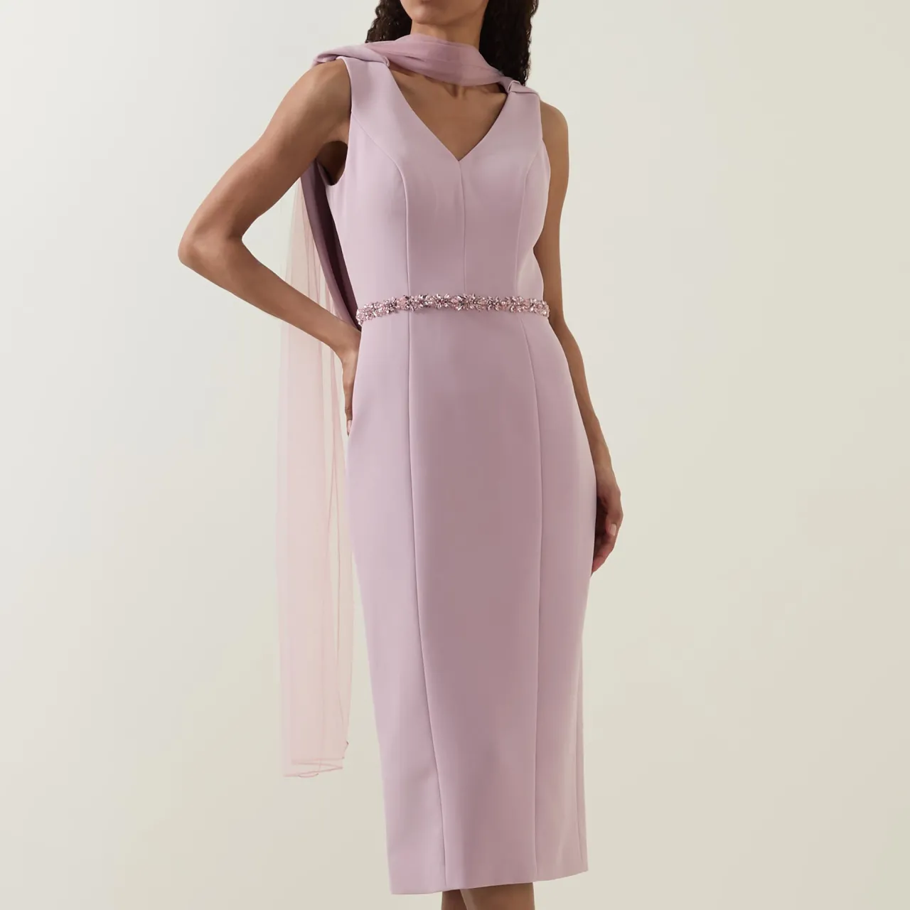 New Cape-Sleeve Pencil Dress Women Dresses|Mother Of The Bride