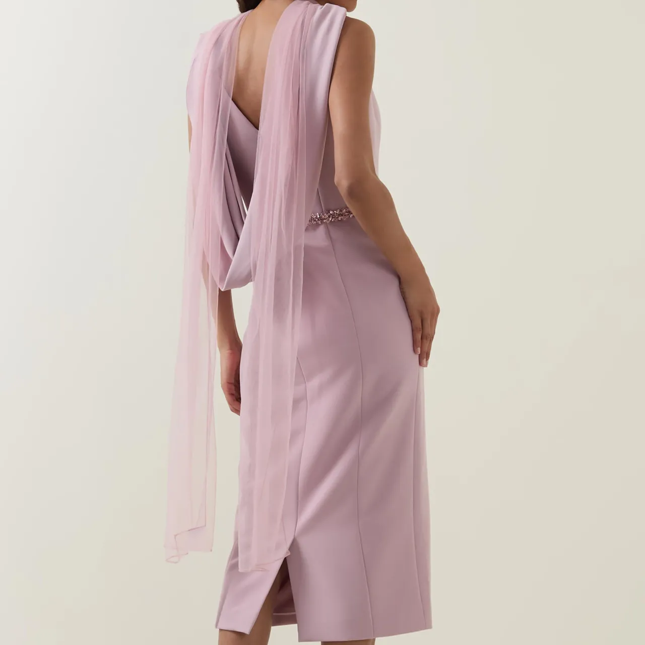 New Cape-Sleeve Pencil Dress Women Dresses|Mother Of The Bride