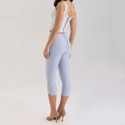 Clearance Carella Lace Trim Fitted Capri Trousers Women Trousers & Shorts